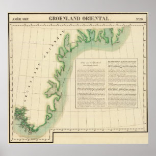 Póster Greenland do leste 20