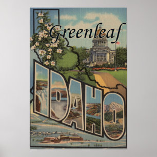 Poster Greenleaf, Idaho - Cenas com Letra Grande