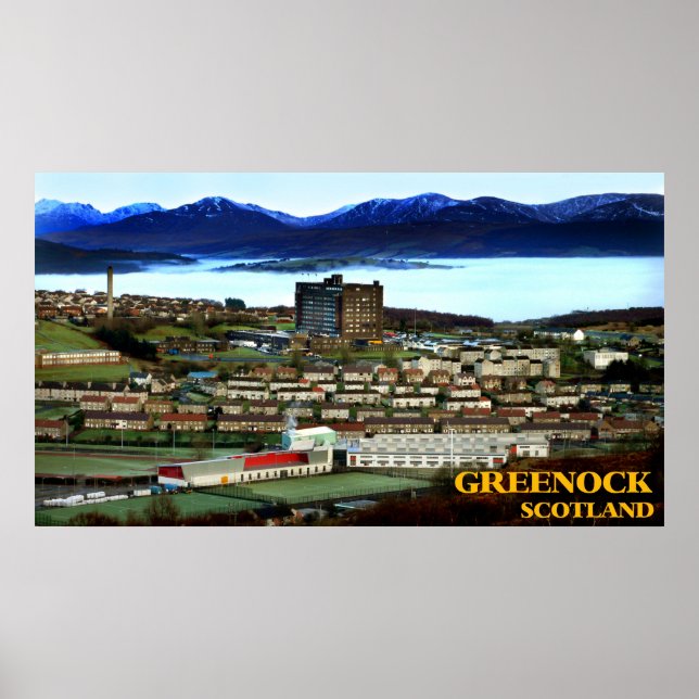 Póster greenock scotland (Frente)