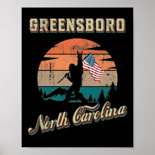 Poster Greensboro Carolina do Norte