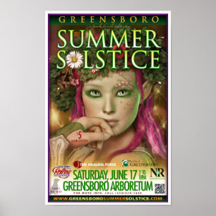 Poster Greensboro Summer Solstice 2017 Souvenir