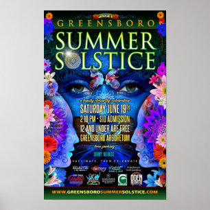 Poster Greensboro Summer Solstice 20201 Souvenir