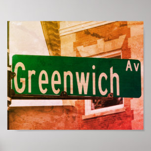 Poster Greenwich Ave, Greenwich, CT