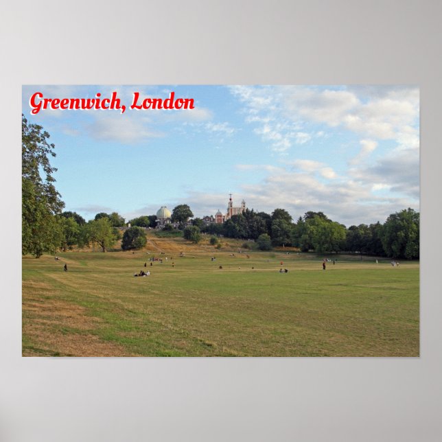 Poster Greenwich Park, Londres (Frente)