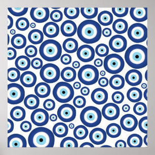 Poster Grego Mati Mataki - teste padrão de olho mau #1 d