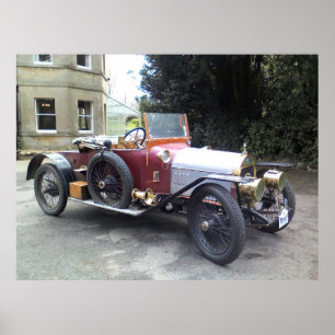 Poster Gregoire Phaeton, Veterano carro francês.