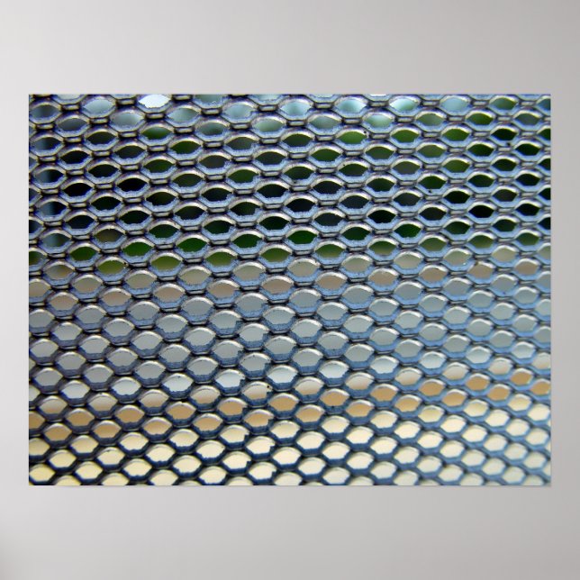 Póster Grelha de aço inoxidável (Frente)