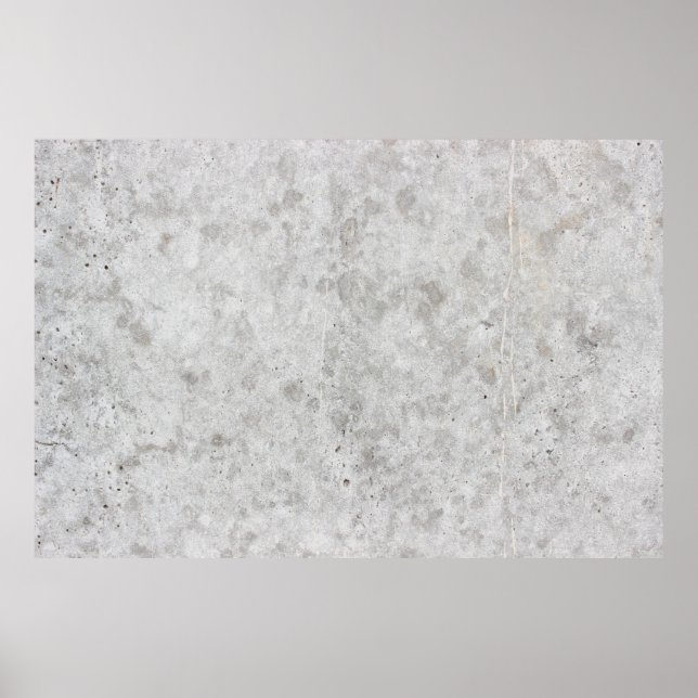 Poster Grelha de cinza de betão (Frente)