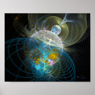 Poster Grelha de Gravidade (10x8)