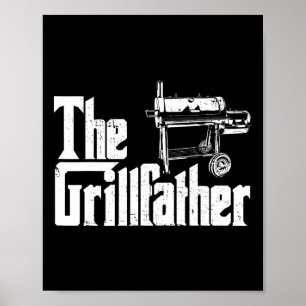 Poster Grelhador Defumador E Churrasco Chef Grillfather G