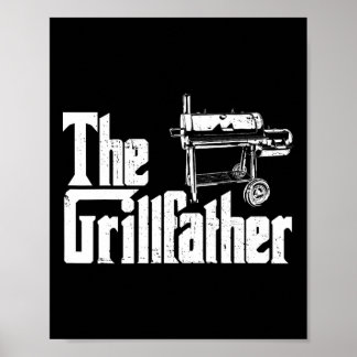 Poster Grelhador Defumador E Churrasco Chef Grillfather G