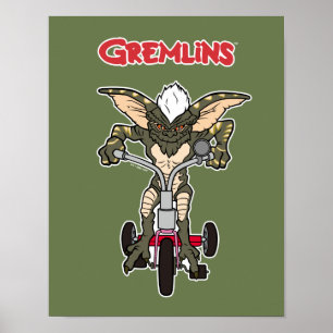 Poster Gremlins Triciclo de pista de distribuição