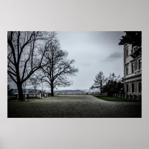 Poster Grey autumn day in Prague
