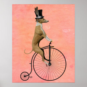 Poster Greyhound em Black Penny Farthing