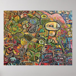 POSTER GRFAFITTI-MEU MUNDO