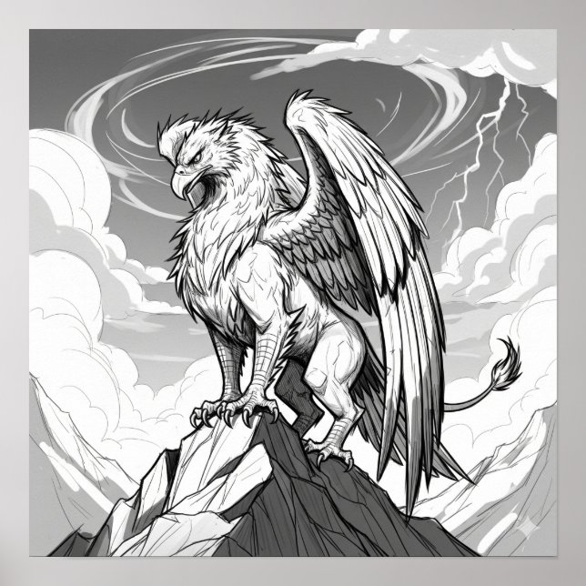 Poster Griffin Concept Art (Frente)