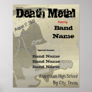Póster Grim Reaper Personalizável