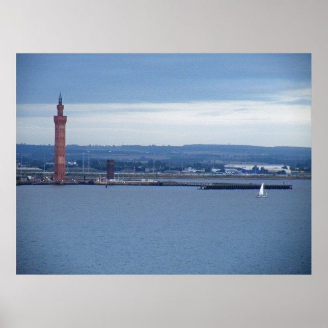 Póster Grimsby Dock Tower, Lincolnshire, Reino Unido (Frente)