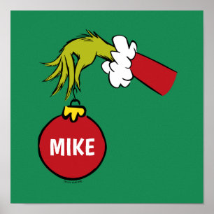 Poster Grinch Enfeite Personalizado