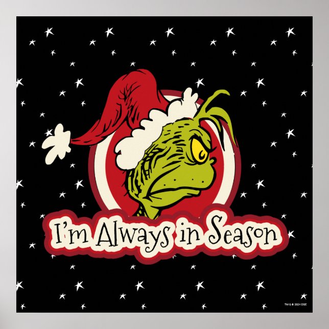 Poster Grinch | Eu Estou Sempre na Estação (Frente)