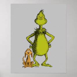 Poster Grinch | Posição do Max e do Grinch