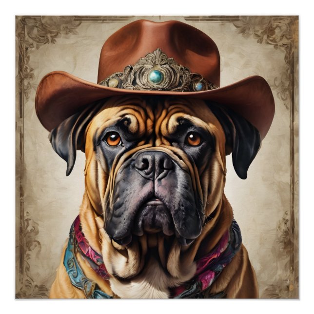 Póster Gringo, o Bullmastiff (Frente)