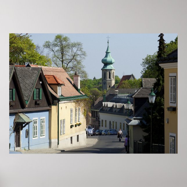 Póster Grinzing, Viena Áustria (Frente)