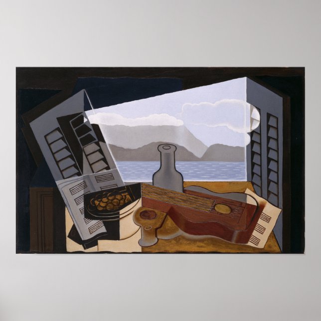 Poster Gris - A Janela Aberta (Frente)