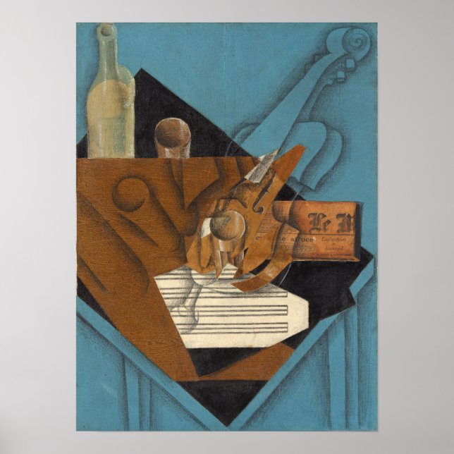 Poster Gris - A Mesa Musical (Frente)