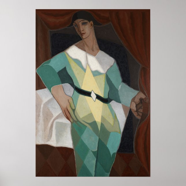 Poster Gris - Harlequin (Frente)