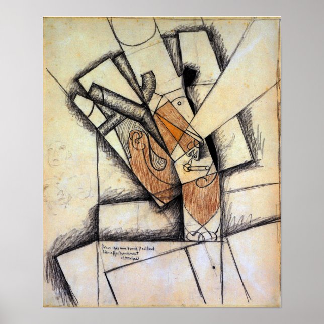 Poster Gris - O Fumante (Frente)