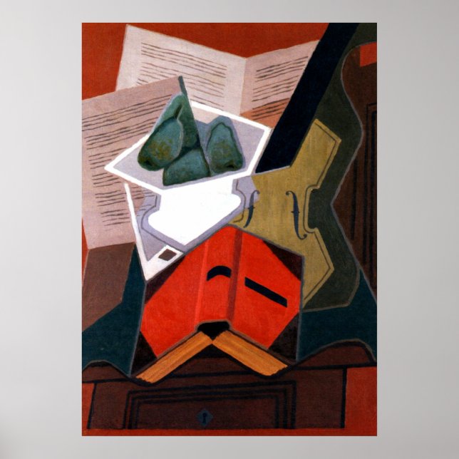 Póster Gris - O Livro Vermelho (Frente)