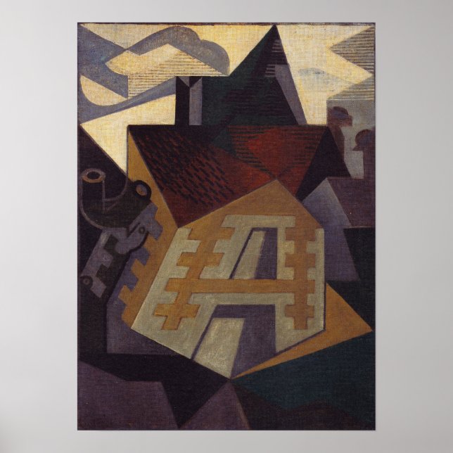 Poster Gris - Paisagem Em Beaulieu (Frente)