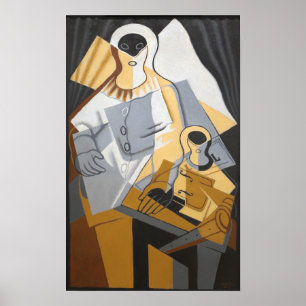Poster Gris - Pierrot 1921