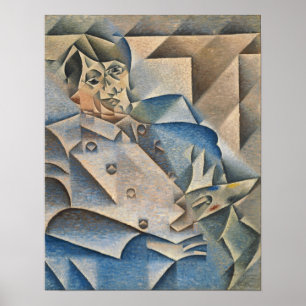 Poster Gris - Retrato De Pablo 1912