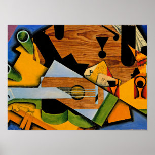 Poster Gris - Still Life with a Guitar