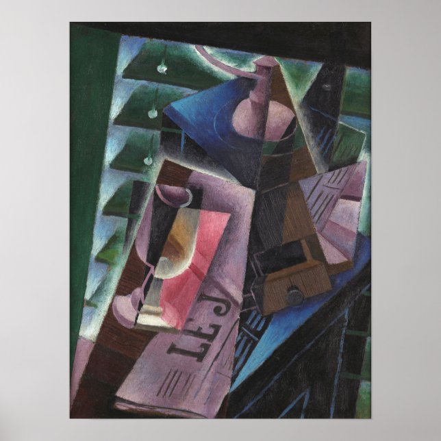 Poster Gris - Triturador De Café E Vidro 1915 (Frente)