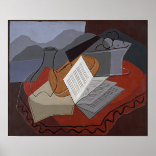 Poster Gris - Violino Antes De Uma Janela Aberta 1926