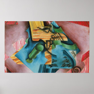 Poster Gris - Violino E Vidro