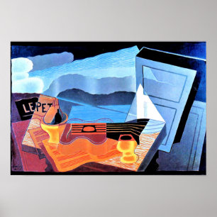 Poster Gris - Vista através da Baía