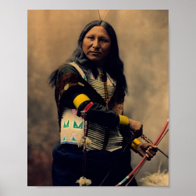 Poster Grita Em Oglala Sioux 1899 (Frente)