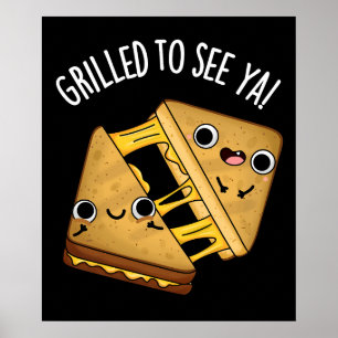 Poster Gritado Por Ver Sua Comida Engraçada Puns Escuros 