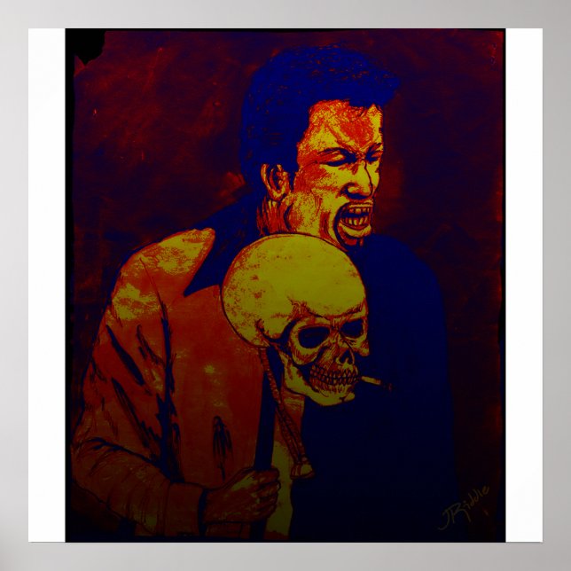 Poster Gritando com J Hawkins (Frente)