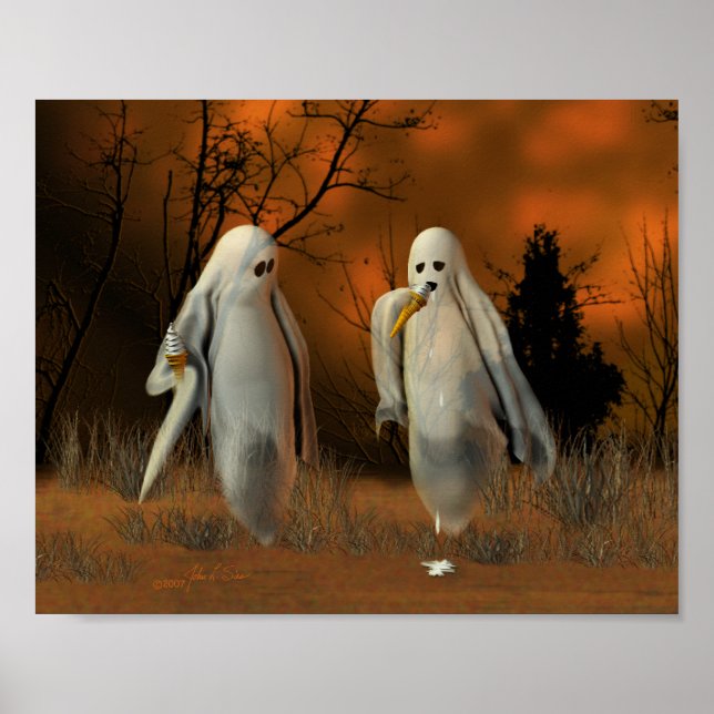 Poster Gritar de gelo 10 x 8 (Frente)