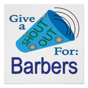 Póster Gritar para Barbers