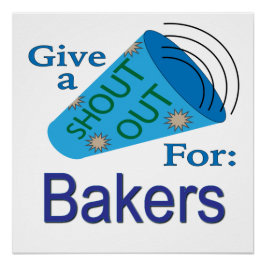 Póster Gritar para padeiros