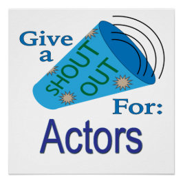 Póster Gritar por Atores