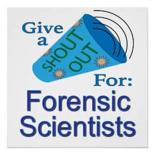 Póster Gritar por Cientistas forenses