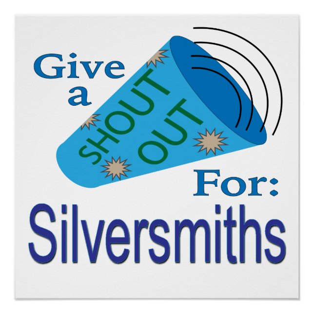Póster Gritar por Silversmiths (Frente)