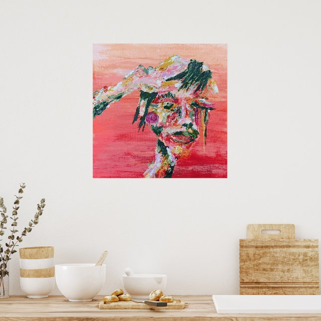 Poster grito de olho (Cozinha)